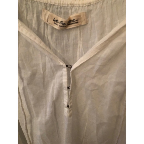 Free People Flowy White Top Size XS S NWT - Picture 3 of 5